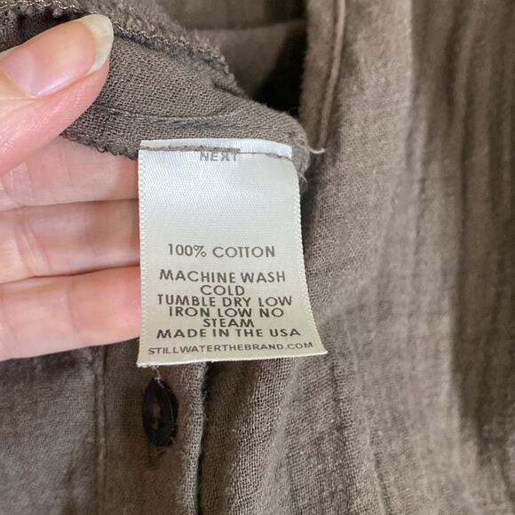 Stillwater 100% cotton button front jumpsuit - Picture 5 of 10